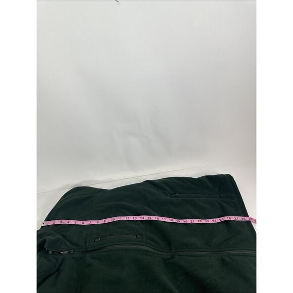 L.L. Bean Full Zip Fleece Jacket Forest Green Mens XL REG Hiking Outdoor Pockets - Picture 8 of 8